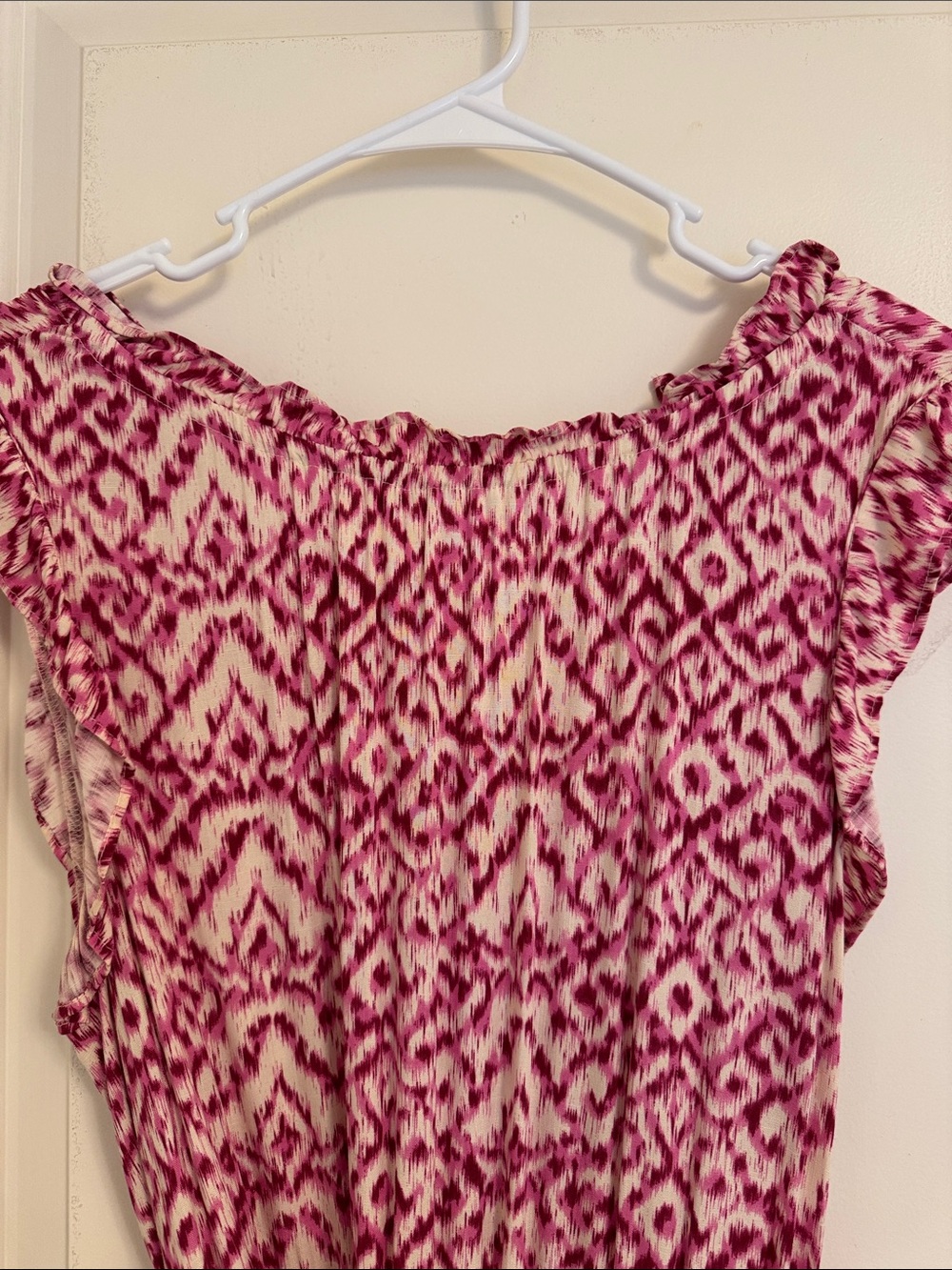 Pink Patterned Sleeveless Maxi Dress 🩷🩷🩷